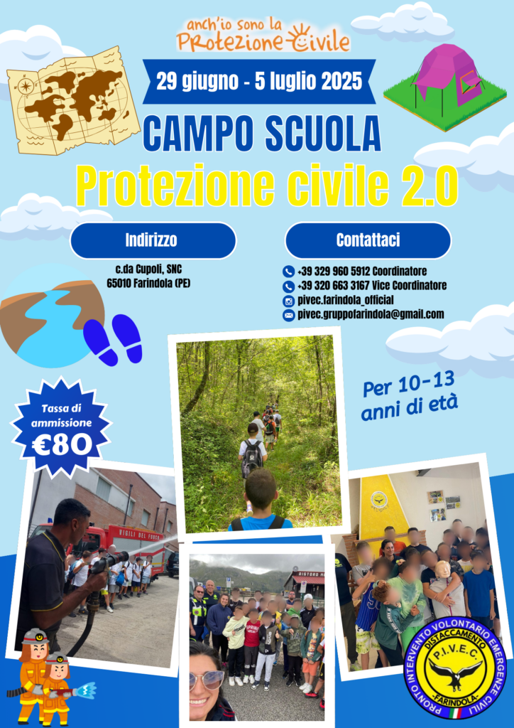 Campo Scuola: Protezione Civile 2.0