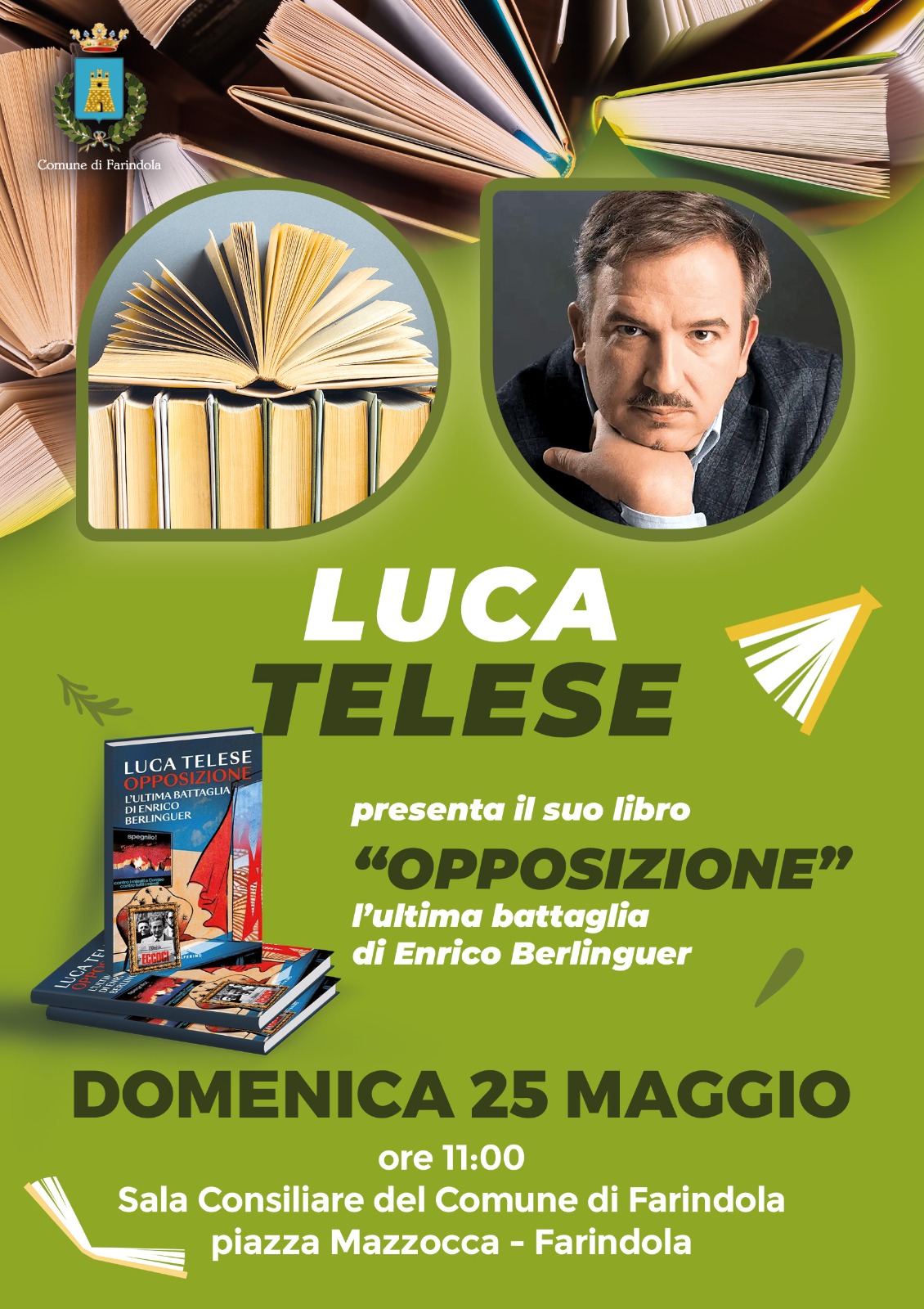 Presentazione libro di Luca Telese "Opposizione - L' ultima battaglia di Enrico Berlinguer"