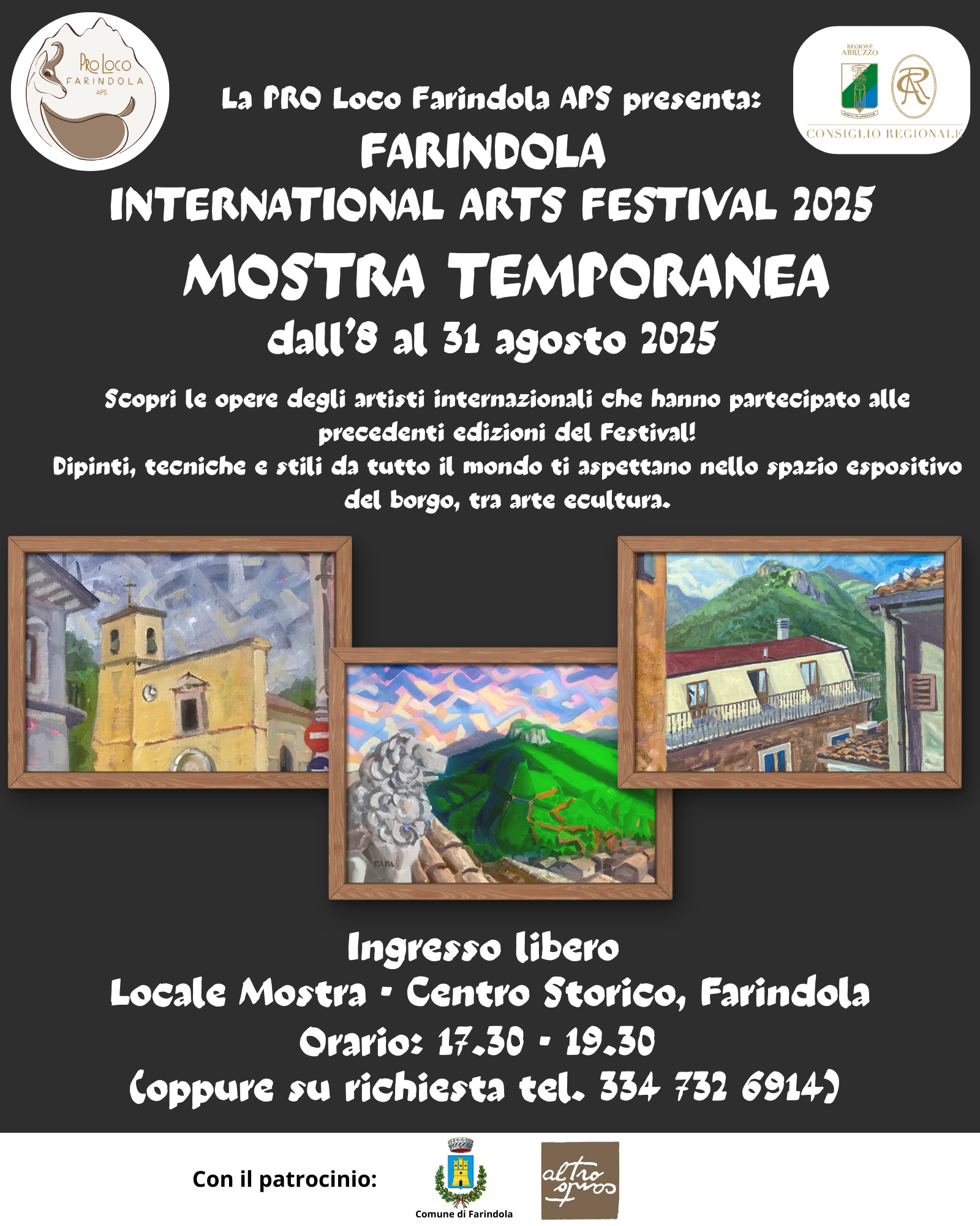 MOSTRA TEMPORANEA: ESPOSIZIONE OPERE EDIZIONI PASSATE DEL FIAF